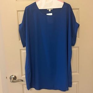 NWT Zenana Outfitters Plus Blouse - 2X - Deep Teal